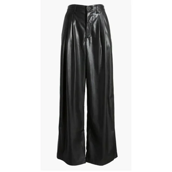 Blank NYC Faux Leather Black Pants Size 30 NWT - Picture 4 of 9